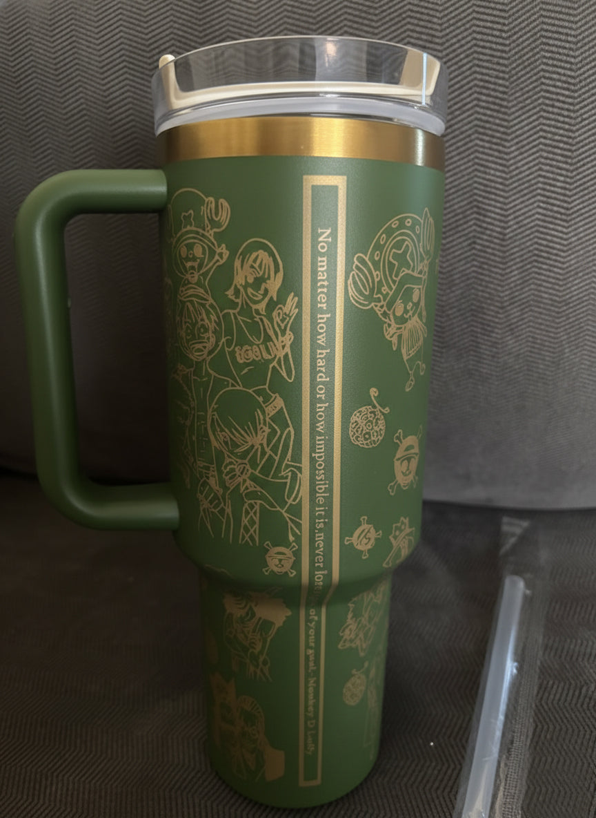 Vaso con diseño de One Piece