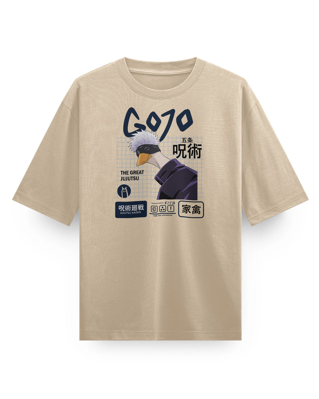 Gojo Duck - Camiseta Pesada Oversized