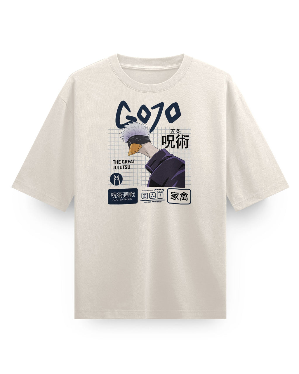 Gojo Duck - Camiseta Pesada Oversized