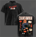 T-shirt/Sweat-shirt/Sweat à capuche délavé vintage Chainsaw Man