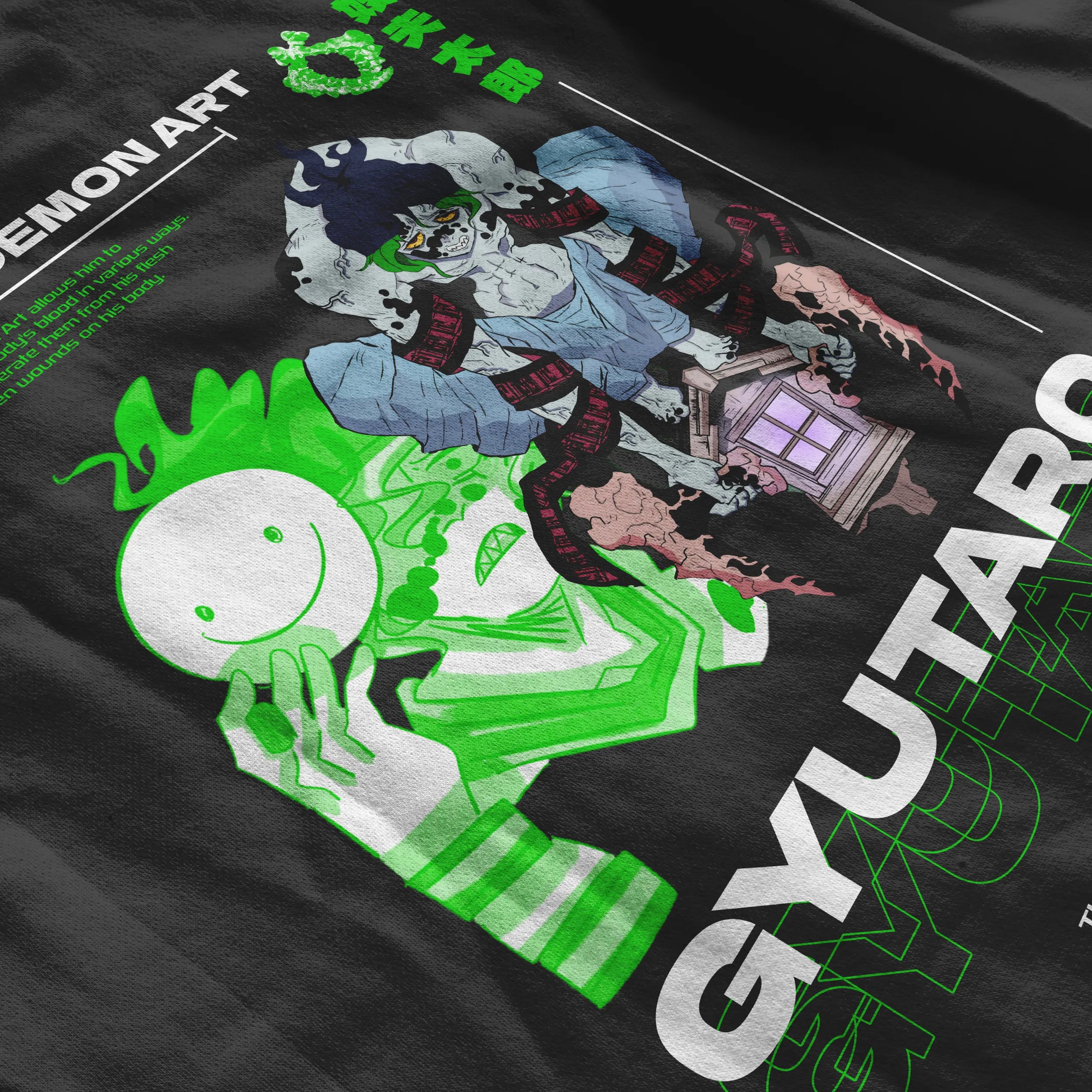 Gyutaro Demon Slayer | Sudadera con capucha