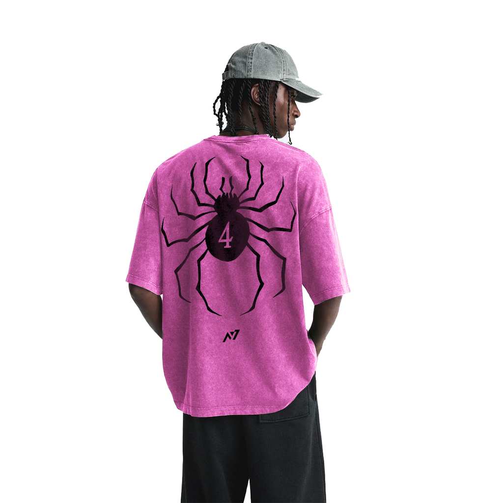 Phantom Jester Streetwear Shirt Pink Washed