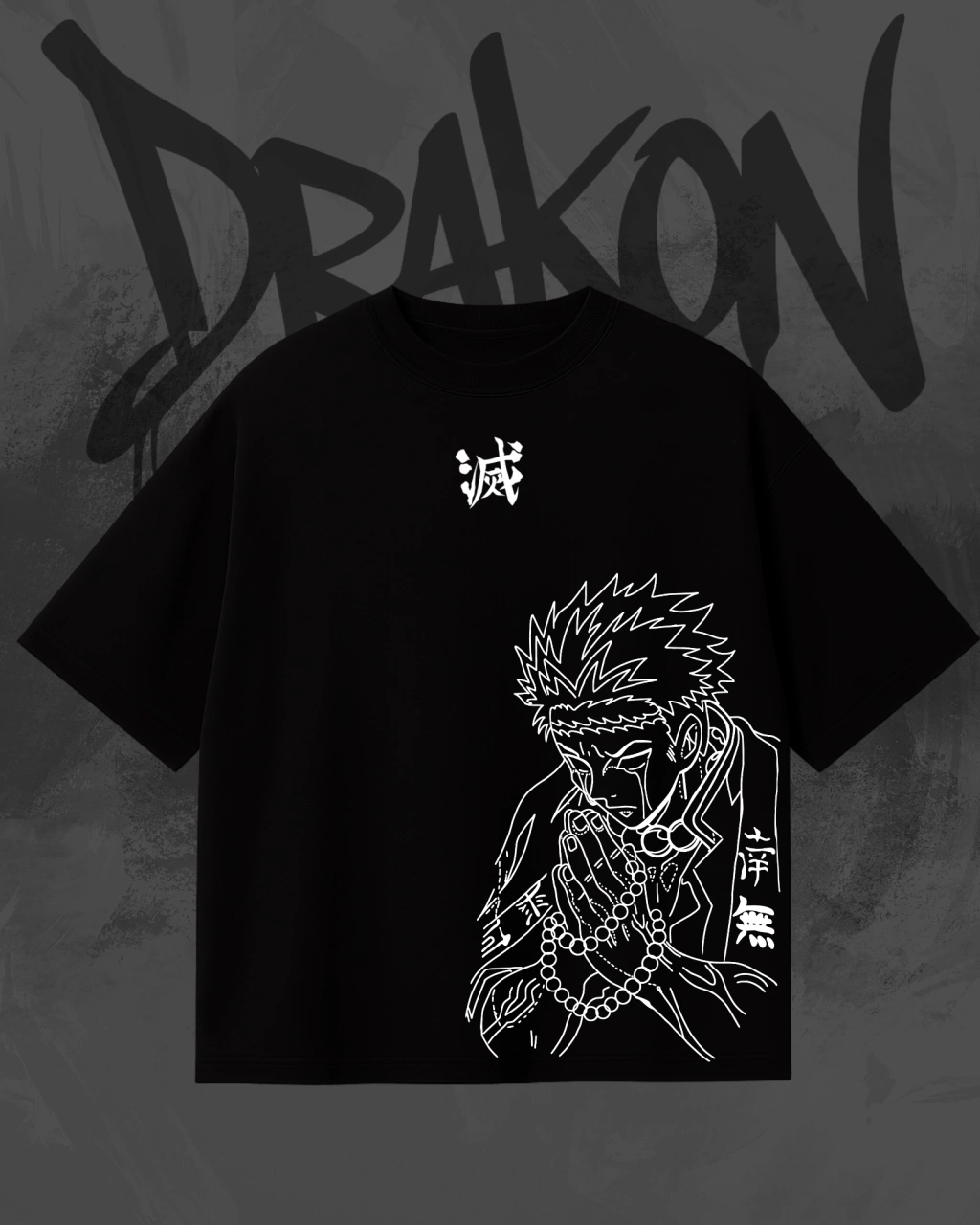 Camiseta unisex lavada de Demon Slayer Anime