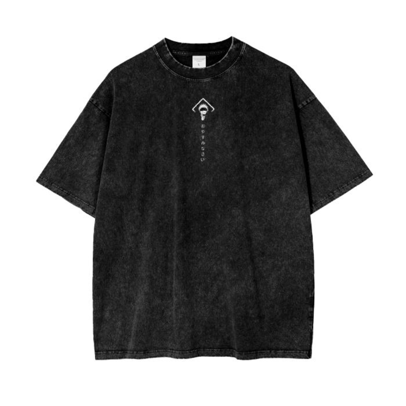 T-shirt oversize délavé Jujutsu Kaisen Anime