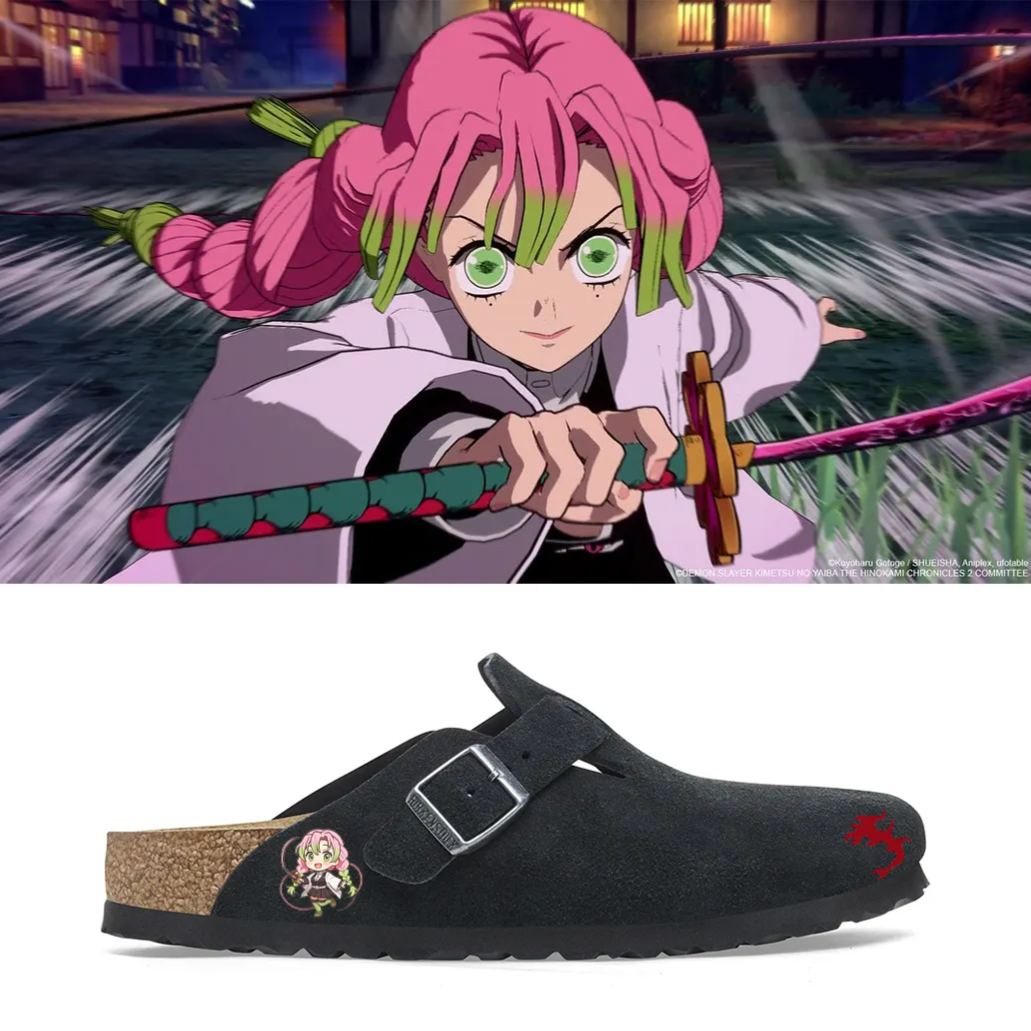 Anime Demon Slayer Unisex Plantilla Blanda Boston de Ante