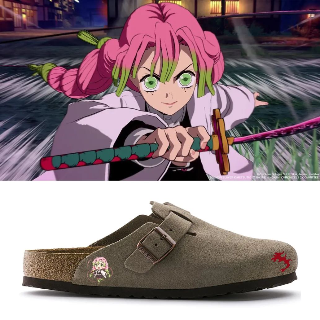 Anime Demon Slayer Unisex Plantilla Blanda Boston de Ante
