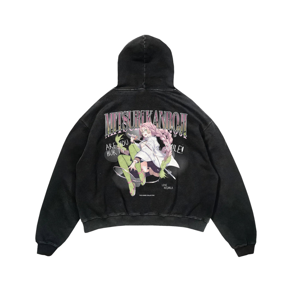 Sweat à capuche vintage Mitsuri | Demon Slayer