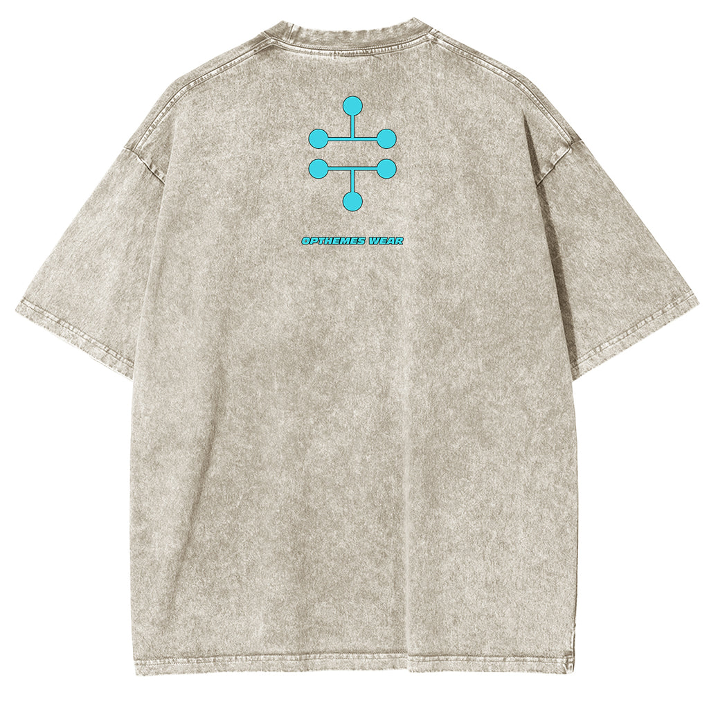 T-shirt Unisexe Délavé Megumi Jujutsu Kaisen
