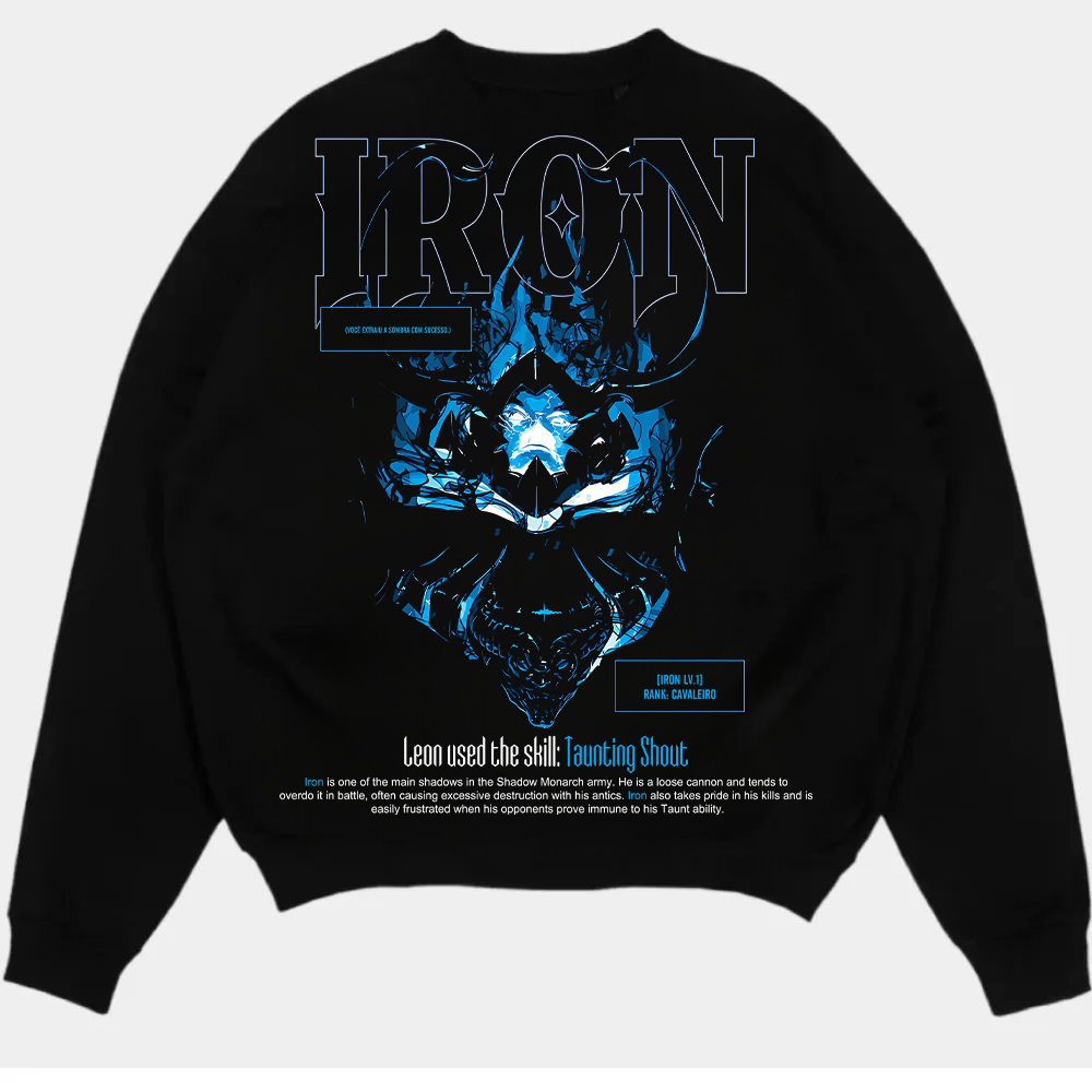 Sung Jin-Woo Solo Leveling Anime Double Printed Oversize Lightweight Acid Washed Tee-Limited Edition