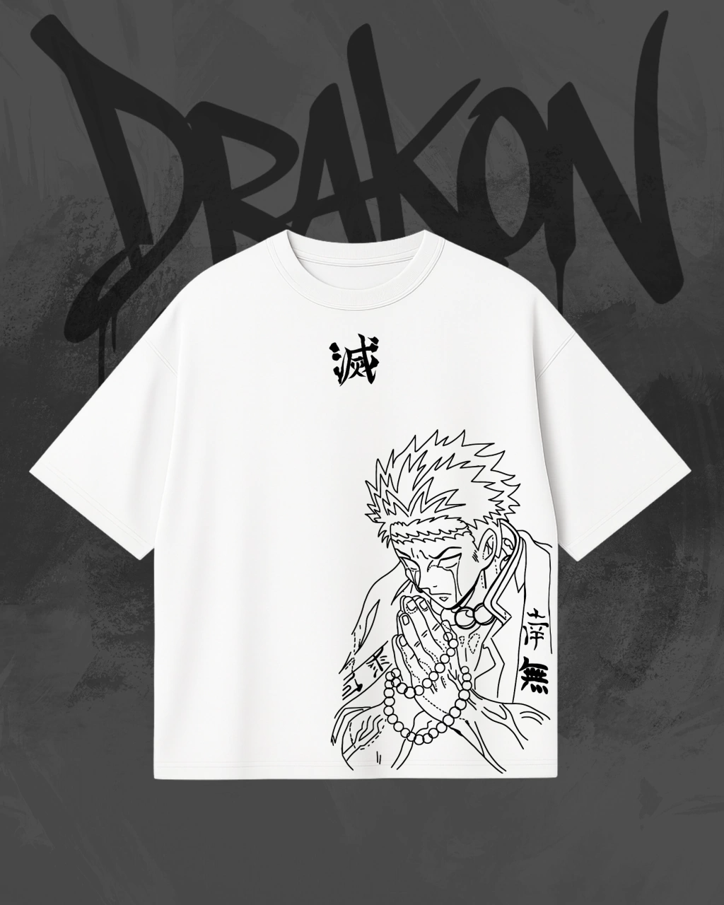 Camiseta unisex lavada de Demon Slayer Anime