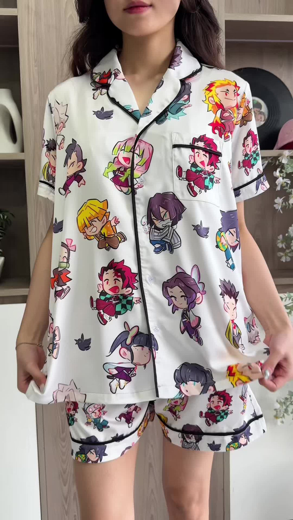 Demon Slayer Pajamas Set
