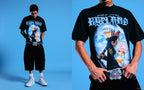 CAMISETA ONE PIECE ICE JUMBO PRINT (NEGRO VINTAGE)