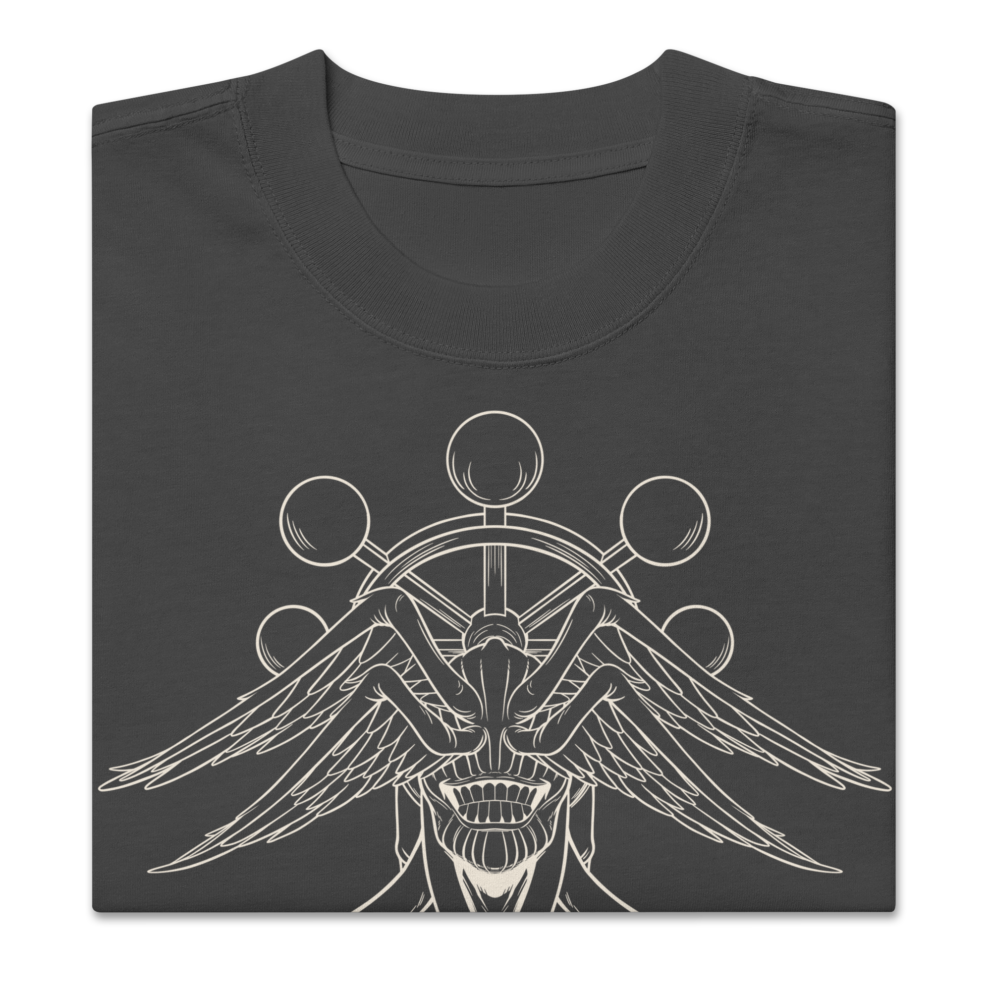 Mahoraga (Tesoro) - Camiseta ancha de tejido grueso