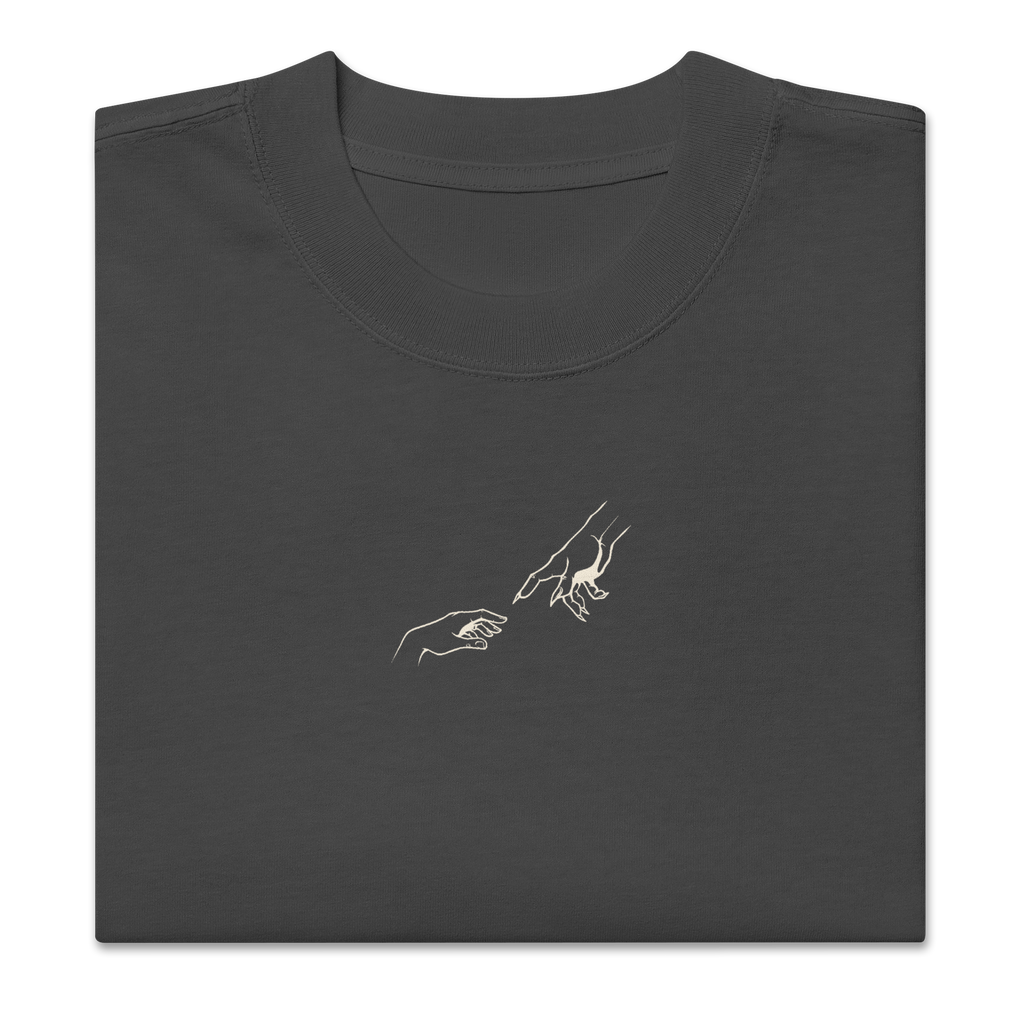 Yuta X Rika - Camiseta gruesa oversize