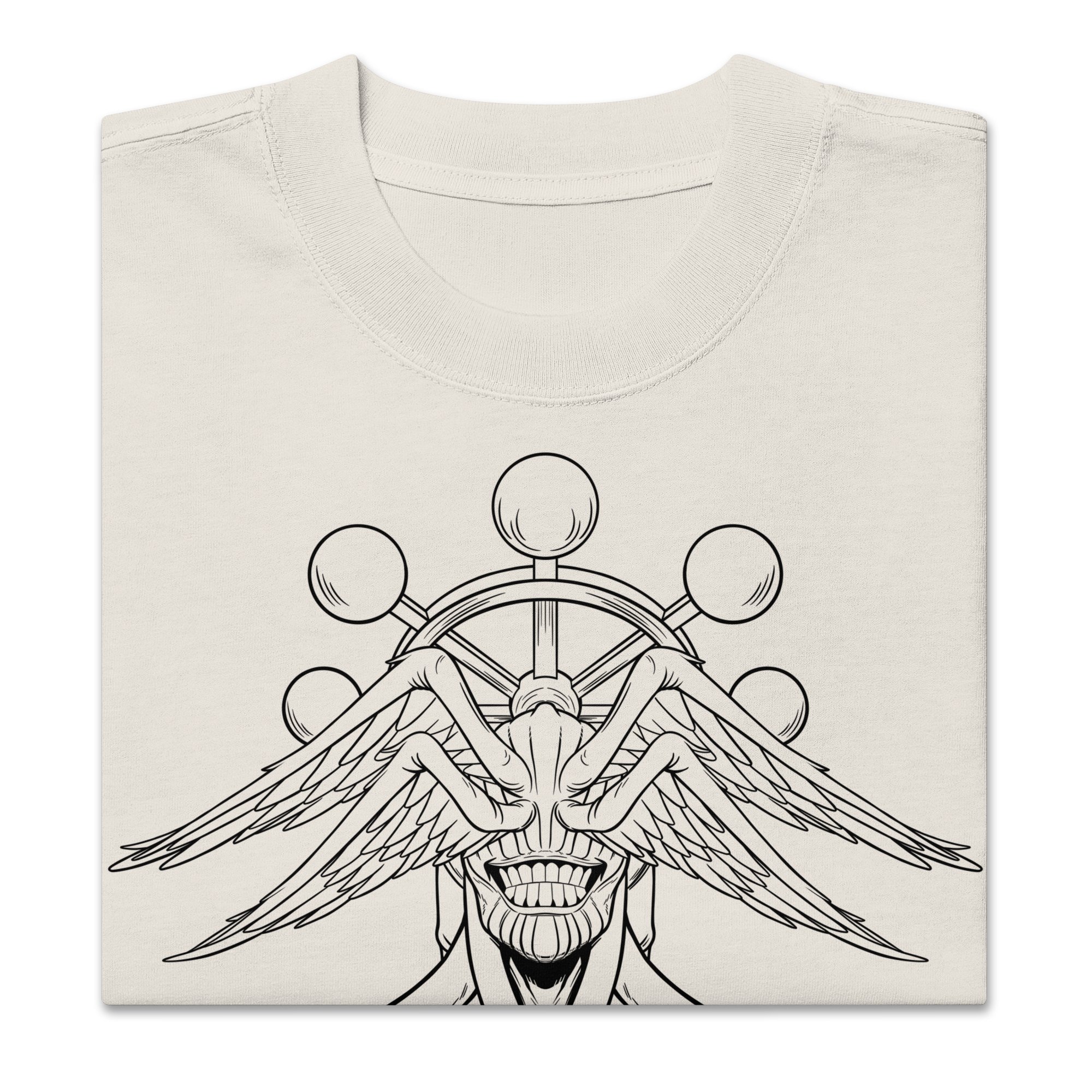 Mahoraga (Tesoro) - Camiseta ancha de tejido grueso