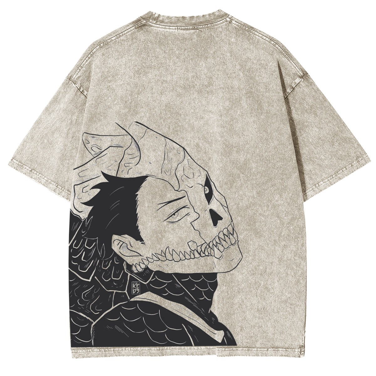 Kaiju No. 8 Camiseta Anime con Lavado Ácido