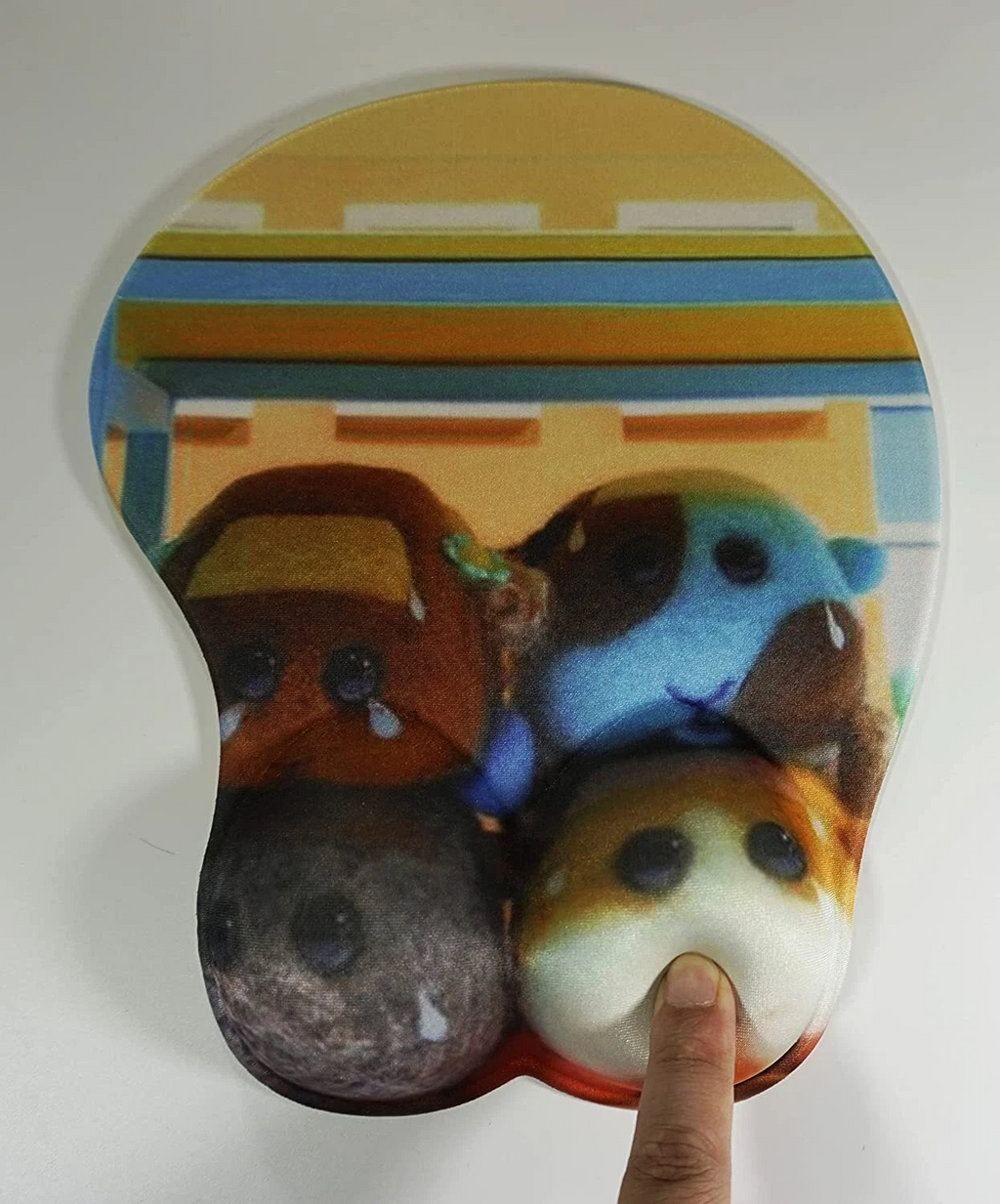 Boob Oppai Anime 3D Mouse Pad with Wrist Rest Pui Pui Molcar Cute