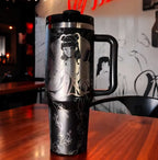 Vaso de acero inoxidable de 30 o 40 oz de Apothecary Diaries con asa HG