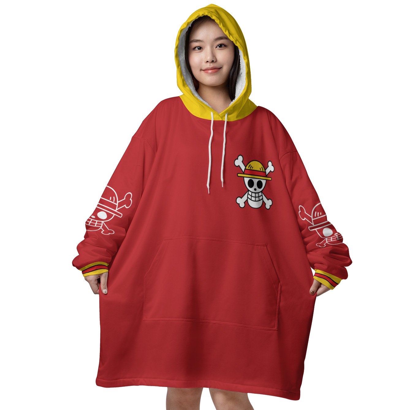 Straw Hat Luffy One Piece Oversized Hoodie