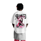 Camiseta blanca "Child of Brightness" de estilo urbano