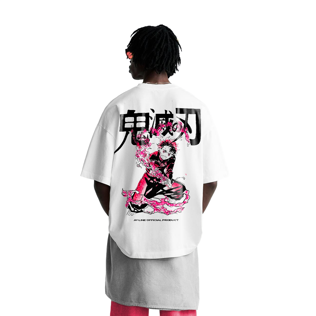 Camiseta blanca "Child of Brightness" de estilo urbano
