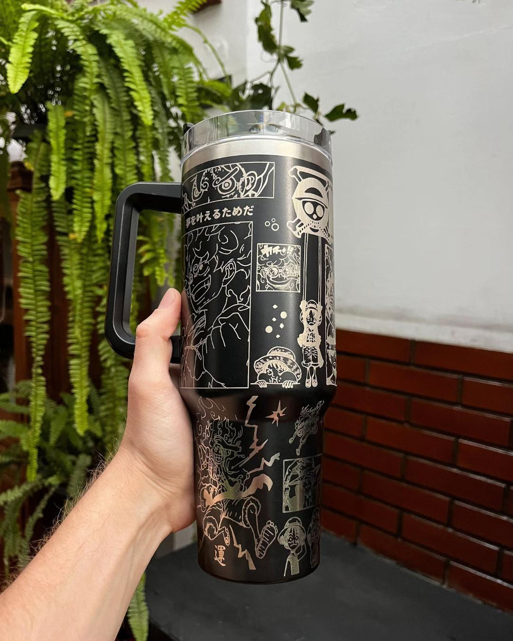 Vaso con diseño de One Piece