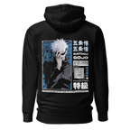 Gojo - Sudadera con capucha (estampado trasero)
